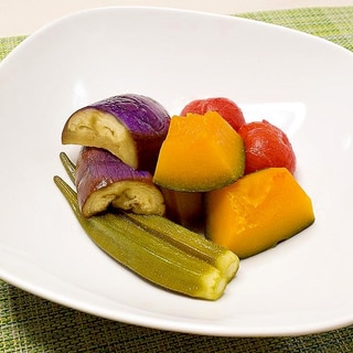 【簡単腸活】冷やしても美味しい♬夏野菜の煮物